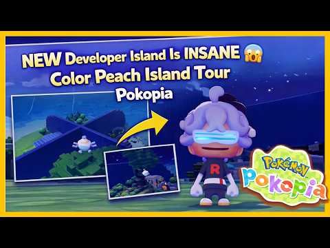 NEW Developer Island Is INSANE 😱 Color Peach Island Tour Pokémon Pokopia