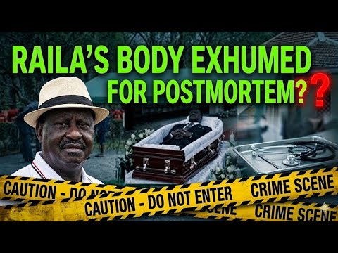 Shocking!Raila Odinga Body Exhumed for Postmortem??? Allegations Link Ruto to Raila’s D£ath Emerge 