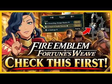 Fire Emblem: Fortune's Weave - DON'T Advance the Calendar Until You Check THIS!