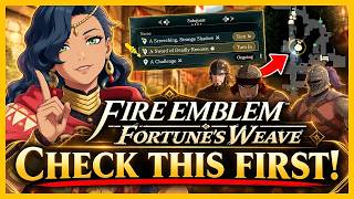 Fire Emblem: Fortune's Weave - DON'T Advance the Calendar Until You Check THIS!