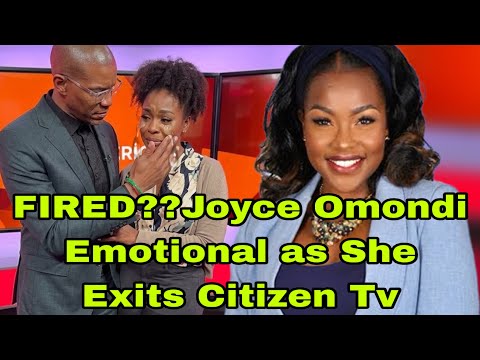 Joyce Omondi Fired From Citizen TV??Waihiga Mwaura Pampers Joyce Omondi After Breaking Down Live