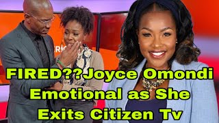 Joyce Omondi Fired From Citizen TV??Waihiga Mwaura Pampers Joyce Omondi After Breaking Down Live