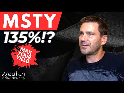 MSTY: 135% Yield! YieldMax MSTR Option Income ETF review. What is this YIELD all about?!