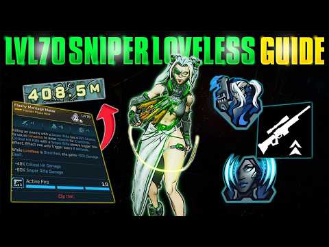 Sniper Loveless is BUSTED... (Sn1peSh0t Loveless) | Borderlands 4 Loveless Build Guide