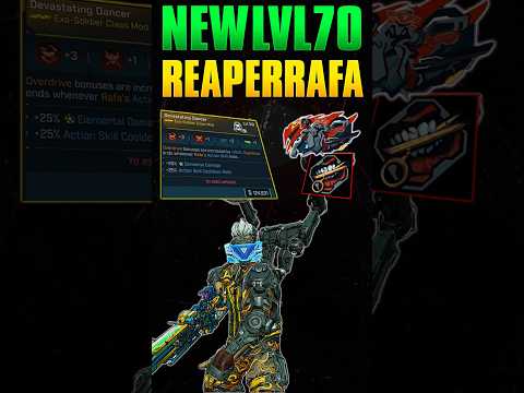 Gearbox BUFFED Rafa...He's BACK! (LVL 70 Reaper Rafa) | Borderlands 4 Rafa Build Guide