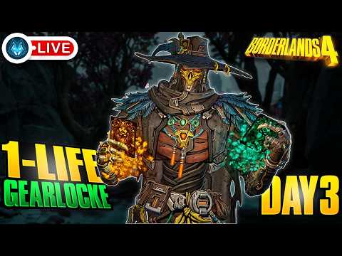 1-Life Gearlocke Challenge [Lictor Split] - Day 3 | Borderlands 4 Allegiance Challenge Run