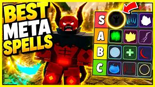 Dungeon Quest Reborn: BEST META SPELLS Up to Level 95! Ultimate Beginners Guide