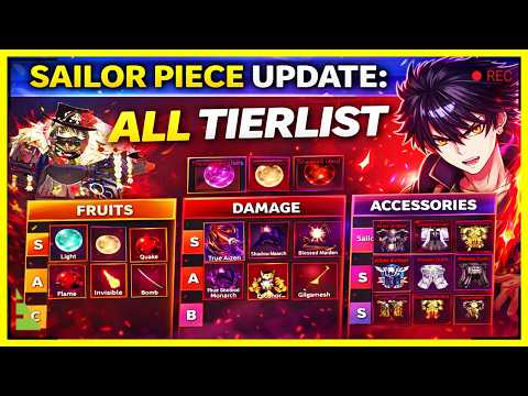 Sailor Piece The COMPLETE TIER LIST Guide: Best Builds, Runes, Swords & Races! Roblox