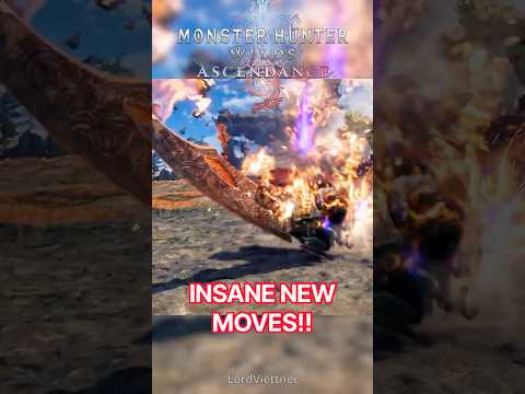 Great Sword's *INSANE* BOOSTED MOVESET!! [MHW Ascendance]