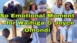 Emotional! Waihiga Mwaura & Joyce Omondi Reveal the Face of their Son for the First Time