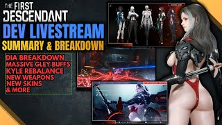 Recap Summary & Thoughts -  Gley & Dia Breakdown - 02/02/26 Dev Live Stream | The First Descendant