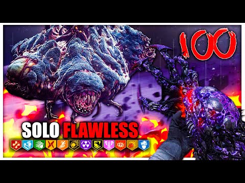 Solo Round 100 BOSS FLAWLESS at Tier 3 Cursed Mode (Black Ops 7 Zombies)