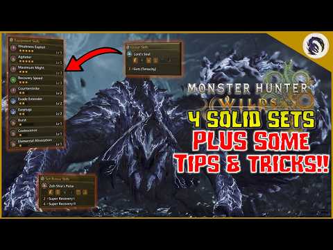 4 *COMFY* + Damaging Sets; AND Extra Tips and Tricks for BEATING AT Arkveld!! [MH Wilds]