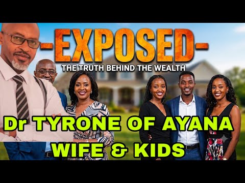 Exposed!MEET Dr.TYRONE OF AYANA CITIZEN TV’s HIDDEN Beautiful Wife & 3 Children