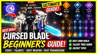 Cursed Blade The ULTIMATE Beginner GUIDE: BEST Bow Build, Stats & Talents (Roblox)