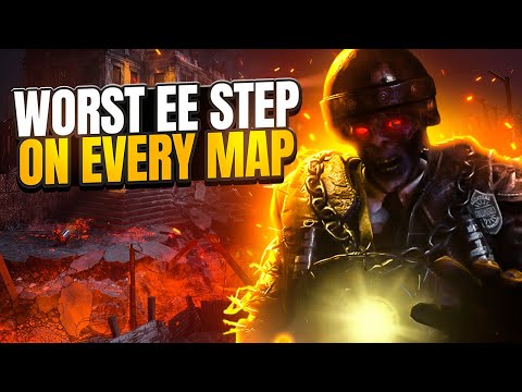 The WORST EASTER EGG STEP on EVERY COD Zombies Map