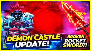 Solo Hunters NEW Demon Castle Update… Rocket Sword Is INSANE! Roblox