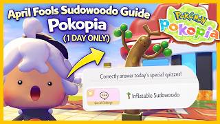 FREE Inflatable Sudowoodo 😱 Pokémon Pokopia April Fools Event EASY Guide