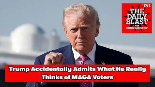 Trump Accidentally Admits What He Really Thinks of MAGA Voters