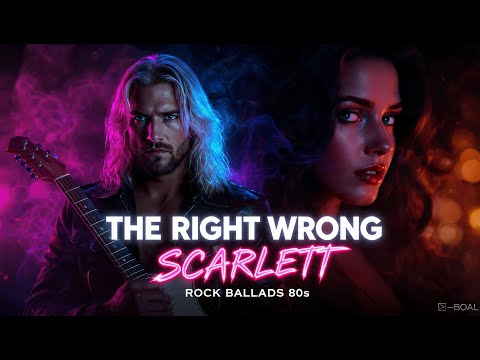 🎸 Hallowind Band - Scarlet - The Right Wrong | Classic American 80s Rock Hits | Power Ballad 80s