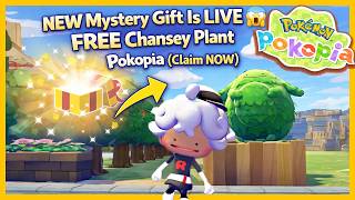 NEW Mystery Gift Is LIVE 😱 FREE Chansey Plant Pokémon Pokopia Claim NOW