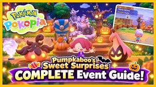 Pokémon Pokopia Halloween Event Guide — ALL Items, Pumpkaboo & Gourgeist!