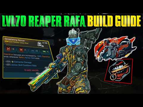 Gearbox BUFFED Rafa...He's BACK! (LVL 70 Reaper Rafa) | Borderlands 4 Rafa Build Guide