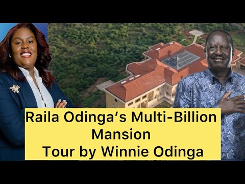 Shocking!Winnie Odinga Gives Kenyas a Tour Inside Raila Odinga’s Multi-Billion Mansion with 74 Rooms