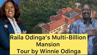 Shocking!Winnie Odinga Gives Kenyas a Tour Inside Raila Odinga’s Multi-Billion Mansion with 74 Rooms