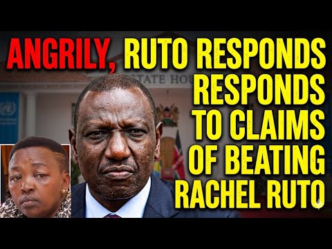 Shocking!Angril Ruto Addresses the Claims of Him Beating Rachael Ruto in Statehouse-So Sad 😢