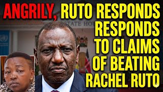 Shocking!Angril Ruto Addresses the Claims of Him Beating Rachael Ruto in Statehouse-So Sad 😢