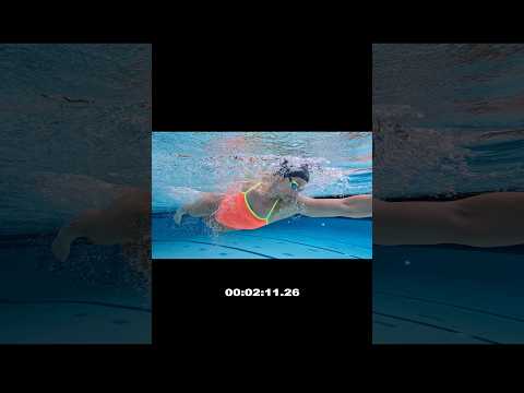 Cruise a 200 at 2:16 pace with me. Subscribe for all things swimming #swimwithme