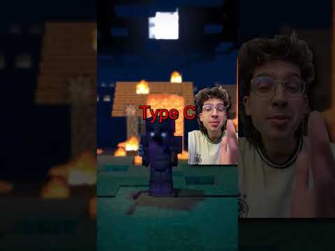 What Minecraft player type are you? #minecraft #gaming #gamer #shorts