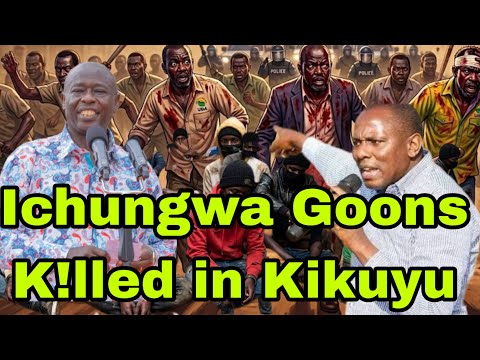 Drama!Kimani Ichungwa Breaks Down after His Goons are Beaten &Arrested As Gachagua Heroic Reception 