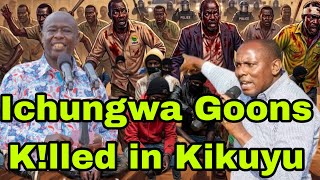 Drama!Kimani Ichungwa Breaks Down after His Goons are Beaten &Arrested As Gachagua Heroic Reception