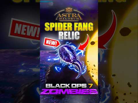 How to Get the NEW Spider Fang Relic FAST 🕷⚡️ #bo7zombies #codzombies #astramalorum #cod #bo7
