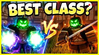 Dungeon Quest Reborn: The BEST CLASS Mage Or Warrior Ultimate Beginners Guide