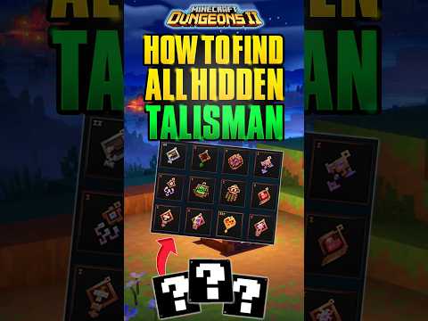 How to Find ALL 9 HIDDEN TALISMAN in Minecraft Dungeons 2! (& SECRET BOSS)