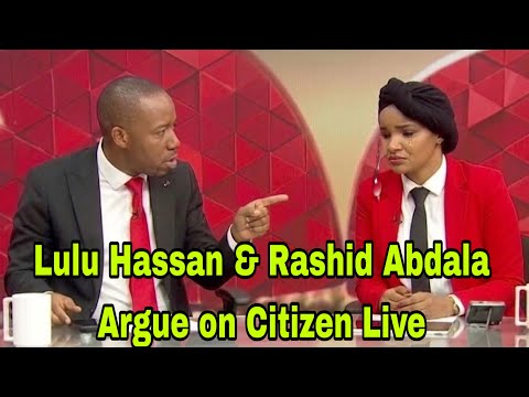 Drama as Lulu Hassan & Rashid Abdala Argue on Citizen Live Shocking the Nation