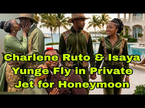 PESA WEWE!Charlene Ruto & Husband on PRIVATE JET TO CAYMAN ISLANDS FOR HONEYMOON