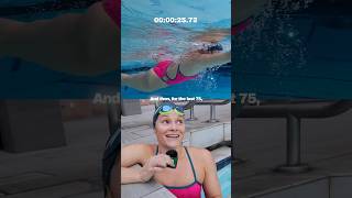 1 Breath per LAP!?  #swimming #swimwithme
