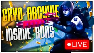 CRYO ARCHIVE IS LIVE AFTER THE ARG… FIRST LOOK + LOOT FARM 🔴