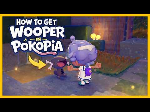How to Get Wooper in Pokémon Pokopia 🌿 Marshy Tall Grass Habitat Location