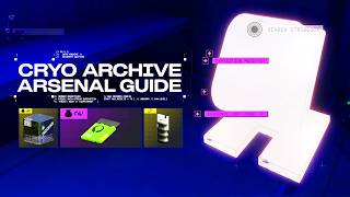 Cryo Archive Secret Arsenal Prestige Loot Room Guide [Marathon Unknown Reverie Prestige Location]