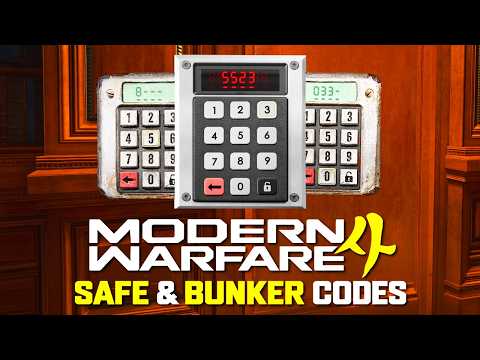All 13 Safe & Bunker Codes - Modern Warfare 4 Safes, Doors, Shipping Crates, and Bunker Codes Guide