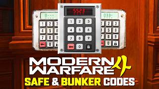 All 13 Safe & Bunker Codes - Modern Warfare 4 Safes, Doors, Shipping Crates, and Bunker Codes Guide