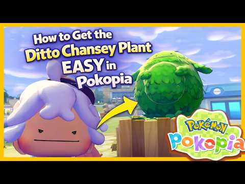 How to Get the Ditto Chansey Plant 😱 EASY Method Pokémon Pokopia Guide