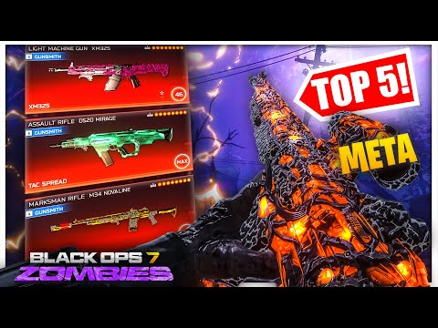 BO7 Zombies: The 5 BEST Weapons You NEED To Use (Meta List)