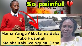 Shocking Words of Utumishi Survivor after Losing Her Mum in Accident on Her way to Save Her-Tears