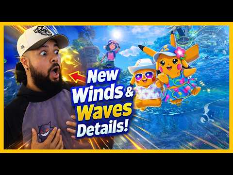 New Pokémon Winds & Waves Details Revealed ⚡ Wavychu, Windychu & Region Breakdown